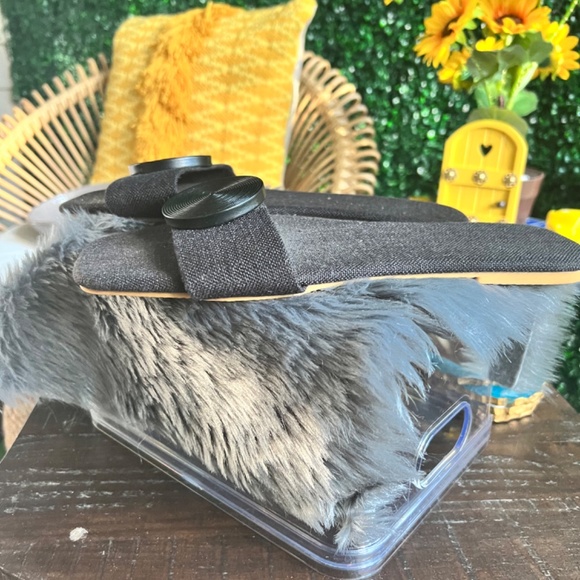 Womens Fashion Flat Slide Sandals - Soft Fabric Upper, Slip-on, Open Toe - Picture 6 of 9